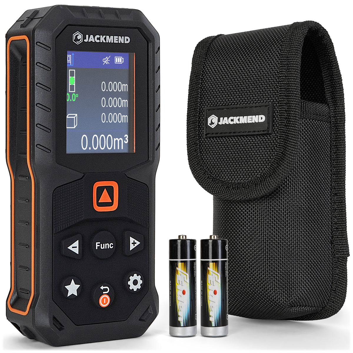 Jackmend Laserafstandsmeter 200 Meter Met Hellingmeter, Uitzetfunctie & Wandoppervlakte